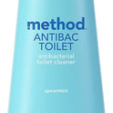 Method Antibacterial Toilet Bowl Cleaner, Spearmint, Kills 99.9% of Household Germs, 24 Fl Oz