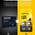 AUXITO 912 921 LED Bulb for Backup Light Reverse Lights High Power 2835 15-SMD Chipsets Error Free T15 906 922 W16W Bulbs, 6000K White, Exterior Light Bulbs (Upgraded, Pack of 2)