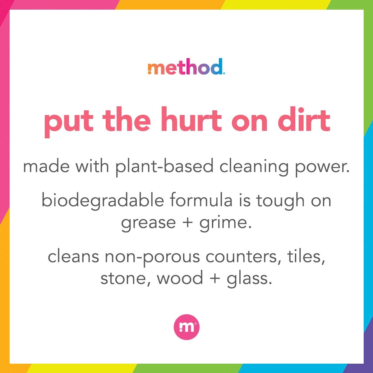 Method All-Purpose Cleaner Spray, French Lavender, Plant-Based and Biodegradable Formula Perfect for Most Counters, Tiles and More, 28 Fl Oz, (Pack of 4)