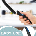 SXhyf Crevice Cleaning Brush - Grout Scrub Brush, House Cleaning Supplies, Gap Cleaning Tools, Home Essentials, Gifts for Women Men, Hard Bristle Crevice Cleaner Brush for Household Use, Bathroom