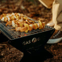 GasOne 15” Portable Charcoal Grill – Foldable BBQ Grill – Camping Grills for Backyard, Bonfire, Patio – Heavy-Duty Portable Fire Pit – Camp Cooking Gear