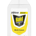 Raid Essentials Multi-Insect Killer Spray Bottle, Child and Pet Safe, for Indoor Use, Lemongrass Scent, 12 fl oz
