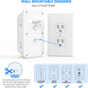 Outlet Extender Surge Protector - 6 Outlet Splitter with 4 USB Ports (2 USB C), Multiple Plug Expander Wall Charger, 3 Sided Multi Plug Wall Adapter Power Strip for Home Office Kitchen Travel
