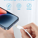 i Phone Charger 10Ft Fast Charging, MFi-Certified, 20W PD Block with 10Ft Cable, Type C Travel Plug & Ligt ning Cord for i Phone 14/13/12/11, i Pad & More [2 Pack]