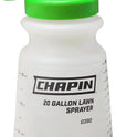 Chapin G390 Hose End Sprayer for Water Soluble Materials, 20 Gallon, 32 Ounce Tank, Finger Control and Backflow Prevention, for Spraying Lawns, Weeds, Insects, Fertilizers, Translucent White