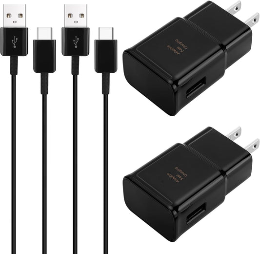 Phone Charger Android,Samsung Charger Fast Charging Cord Type C with USB C Charge Cable 6.6Ft for Samsung Galaxy S25/S24/S23/S22/S21/S20/S10/S10 Plus/S10E/S9/S8/S21Ultra/S22+/S22 Ultra/Note 8/9/10/20