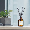 WEALD TRIBE Flower Reed Diffuser Set Eucalyptus & Lavender Scent For Bathroom Accessories Shelf Decor & Air Fresheners, Sticks Defusers With 4.0 fl oz Essential Oils, House Bedroom Office Decor & Gift