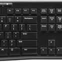 Logitech MK270 Wireless Keyboard and Mouse Combo for Windows, 2.4 GHz, 8 Multimedia Keys, PC, Laptop, Wireless Keyboard Compact Mouse Combo - Black