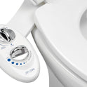 LUXE Bidet NEO 120 - Single Nozzle, Self-Cleaning, Non-Electric Bidet Attachment for Toilet Seat, Adjustable Water Pressure, Rear Wash (White)