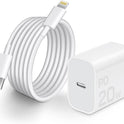 Fast Charger i Phone, 20W USB C Block with 6Ft Cable Compatible with IP 14/14 Pro/14 Plus/14 Pro Max/13/13 Mini/13 Pro/13 Pro Max/12/11/X & More