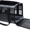 Vceoa 17.5x11x11 Inches Cat, Dog Carrier for Pets Up to 16 Lbs, Soft-Sided Cat Bag Animal Carriers Travel Puppy Carry As a Toy of Fabric Pet Home