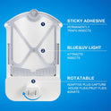2 Flying Insect Traps & 2 Cartridges - Compatible with M364A Refill - Plug in Fruit Fly Trap for Indoor - Bug Catcher for Gnats, House & Fruit Flies - Use in Any Room (2 Device & 2 Cartridges)