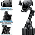 Miracase Upgraded Version Cup Phone Holder for Car, Universal Adjustable Long Neck Car Phone Mount Cradle Friendly Compatible with iPhone Samsung Google and All 4.0-7.0 inches Smartphones