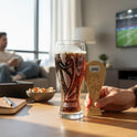 Official FIFA World Cup 2026 Edition - 17oz Pilsner Beer Glass & 6-Inch Trophy Bottle Opener Gift Set - 1 of Each - Perfect for Parties, Mancaves, Gamedays, Tailgates, BBQ’s - Collectors Drinkware Set