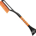 AstroAI 27" Snow Brush and Ice Scrapers for Car Windshield, Detachable Snow Scrapers with Ergonomic Foam Grip for Cars, Trucks, SUVs (Heavy Duty ABS, PVC Brush, Orange)