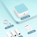 Sticker Printer - Printpods Mini Printer with Stickers, Print Pod, Bluetooth Inkless Printers, Sticker Maker, Portable Thermal Printer for iphone, Impresora Portátil for Notes, Journal, DIY, Kids Gift