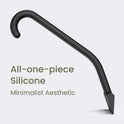 dancemoon JustHang Shower Squeegee for Glass Doors, All-One-Piece Silicone with Built-in Hook Design for Easy Hanging, Household Window Mirror Squeegee for Bathroom, Glass, Kitchen, Tile Wall, Car