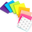 Eastern Wolf 8 Pads Sticky Notes 3x3 Self-Stick Notes 8 Bright Multi Colors Purple Sticky Notes, 85 Sheet/Pad
