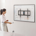 Mounting Dream TV Mount Fixed for Most 42-84 Inch Flat Screen TVs, TV Wall Mount Bracket up to VESA 600 x 400mm and 132 lbs - Fits 16"/18"/24" Studs - Low Profile and Space Saving MD2163-K