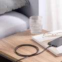 Anker 6 ft Premium Double-Braided Nylon Lightning Cable, Apple MFi Certified for iPhone Chargers, iPhone X/8/8 Plus/7/7 Plus/6/6 Plus/5s, iPad, iPad mini, and More (Black)
