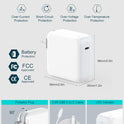 Charger for MacBook Air MacBook Pro 13 14 15 16 inch 2025 2024 2023 2022 2021 2020, M1 M2 M3 M4 Laptop 70W USB C Power Adapter, iPad, LED, 6.6FT USB-C Cable, Charging as Fast as Original Quality