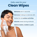 Clean Skin Club XL Face Wipes, 40% Larger, Makeup Remover, 30 Count, Fragrance-Free - Cart Shape
