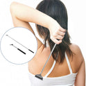 2 Pack Portable Extendable Back Scratcher, Kuvvfe Stainless Steel Telescoping Back Scratcher with Beautiful Present Packaging