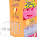Scrub Daddy 6 Scrub Mommy Kitchen Sponges & 1 Daddy Caddy Sponge Holder - Scratch-Free for Dishes & Multipurpose Cleaning - BPA Free & Made with Polymer Foam - Stain & Odor Resistant