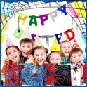 Epakh 24 Pcs Spider Party Favors Bags with Handles Spider Birthday Party Decorations Double Sided Goodie Candy Bags (Class Spider)