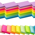 (50 Pads) Sticky Notes 1.5x2, 10 Colors Self Sticky Notes, Sticky Pads, Recyclable, Self-Stick Pads, Easy to Post for Home, Office, Notebook