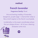 Method All-Purpose Cleaner Spray, French Lavender, Plant-Based and Biodegradable Formula Perfect for Most Counters, Tiles and More, 28 Fl Oz, (Pack of 4)