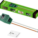 Soil pH Meter, MS02 3-in-1 Soil Moisture/Light/pH Tester Gardening Tool Kits for Plant Care, Great for Garden, Lawn, Farm, Indoor & Outdoor Use (Green)