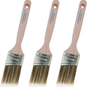 Pro Grade Paint Brush Set - 3-Pack - 2" Angle Brushes for All Latex and Oil Paints & Stains - Home Improvement - Interior & Exterior Use