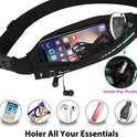 Slim Running Belt for Women Men,Runners Fanny Pack Phone Holder,Running Pouch Waist bag for Workout Jogging,Money Belt Running Gear Accessories