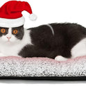 Self Warming Cat Bed Self Heating Cat Dog Mat 24 x 18 inch Extra Warm Thermal Pet Pad for Indoor Outdoor Pets with Removable Cover Non-Slip Bottom Washable Non Electric