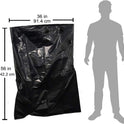 Reli. Contractor Garbage Bags 55 Gallon | 20 Trash Bags | Heavy Duty | Black Contractor