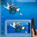 Lamicall Waterproof Phone Pouch Case - [2 Pack][Easy Lock & Heavy Duty] IPX8 Water Proof Cell Phone Dry Bag for Beach, Protector for iPhone 17 16 15 14 13 12 11 Pro Max Plus Air, Galaxy S25 S24, 4-7"