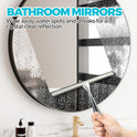 2PACK Shower Squeegee for Glass Doors, Squeegee for Shower Glass，All-Purpose Tile Walls, Bathroom, Window, Glass and Car Windshield, Mirrors and Kitchen-Stainless Steel, 10 Inches, Silver