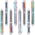 Favide 22 Pack 0.5mm 6-in-1 Multicolor Ballpoint Pen,6-Color Retractable Ballpoint Pens for Office School Supplies Students Children Gift,Kids Party Favors