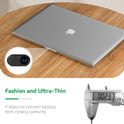 CloudValley Webcam Cover Slide[2-Pack], 0.023 Inch Ultra-Thin Metal Web Camera Cover for Macbook Pro, iMac, Laptop, PC, iPad Pro, iPhone 8/7/6 Plus, Protect Your Visual Privacy [Black]