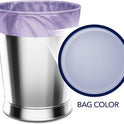 Color Scents Small Trash Bags - 4 Gallon, 80 Bags (1 Pack of 80 Count), Twist Tie - Lavender Bag with Lavender Scent with Microban