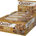 Quest Nutrition Chocolate Chip Dough Cookie Protein Bars, 21g Protein, 1g Sugar, 4g Net Carb, High Fiber, Gluten Free, Keto Friendy, 12 Count