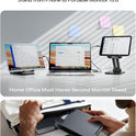 LISEN for iPad Stand Tablet Holder for Desk- Foldable Office Gifts for Men Women Desk Accessories, Home Gadgets Essentials Portable Monitor Stand for iPad a16 Accessories Bed Kindle Fire 4-15.9"