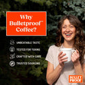 Bulletproof Original Medium Roast Ground Coffee, 12 Ounces, 100% Arabica Coffee, Clean Coffee Tested for Toxins, Packaging May Vary