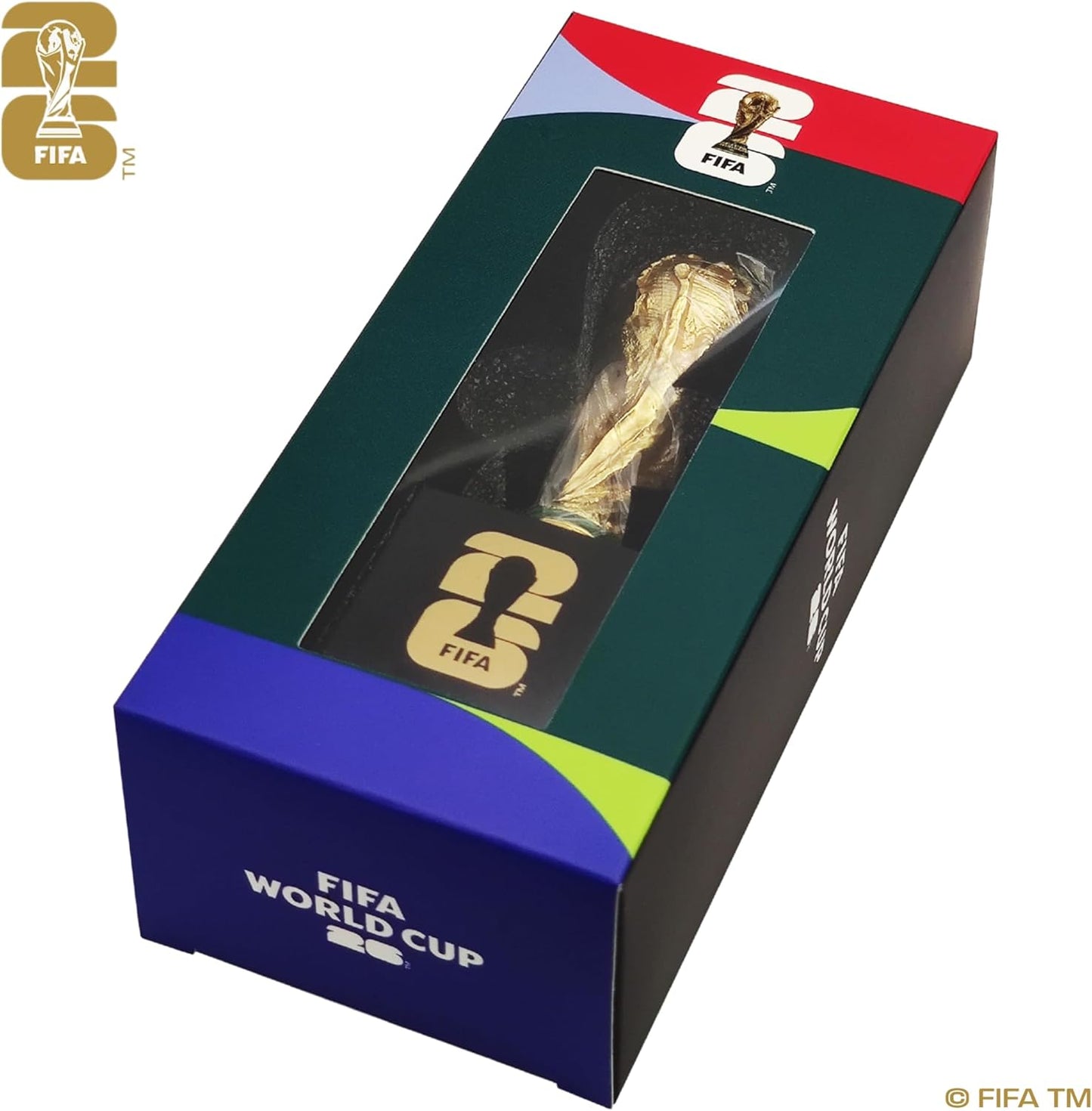 Official FIFA World Cup 2026 Edition - 4 Inch 3D Trophy w Acrylic Base - Timeless Collector’s Item Premium Zinc Alloy - FIFA World Cup Trophy Replica Perfect for Desk, Man Cave, Football Memorabilia