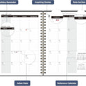 2026 Planner, Weekly and Monthly Calendar Academic Planner, Jan 2026 - Dec 2026, Planning Agenda Book for Desk Accessories and School Supplies - A5 (6.3'' x 8.5'')