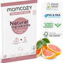 Momcozy Natural Breast Pump Wipes for Pump Parts Cleaning On-the-go, 30 Count (Pack of 3), Flash Clean & Resealable Pump Wipes