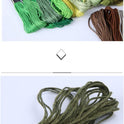 Friendship Bracelet String 50 Skeins Rainbow Color Embroidery Floss Cross Stitch Embroidery Thread Cotton Floss Bracelet Yarn, Craft Floss