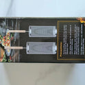 Nesting Grill Baskets (2PCS) with Removable Wooden Handle, Stainless Steel BBQ Tools - Cart Shape