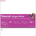 Astrobrights/Neenah Bright White Cardstock, 8.5" x 11", 65 lb/176 gsm, White, 75 Sheets (90905-02) - Packaging May Vary